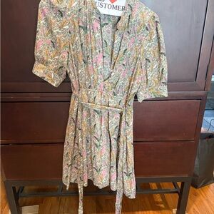 Floral Print Mini Dress